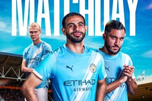 曼城新赛季英超首战海报:哈兰德、艾特-努里、谢尔基出镜